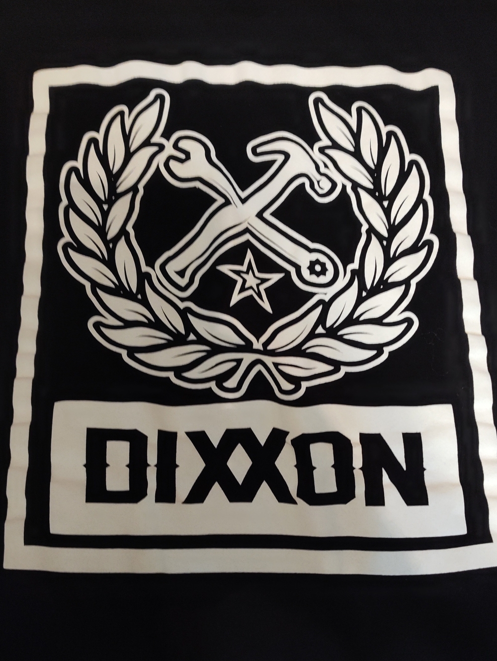 DIXXON Black and White Logo Face Mask